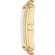 Montre Fossil Carraway FS6009, cadran doré, vue de profil