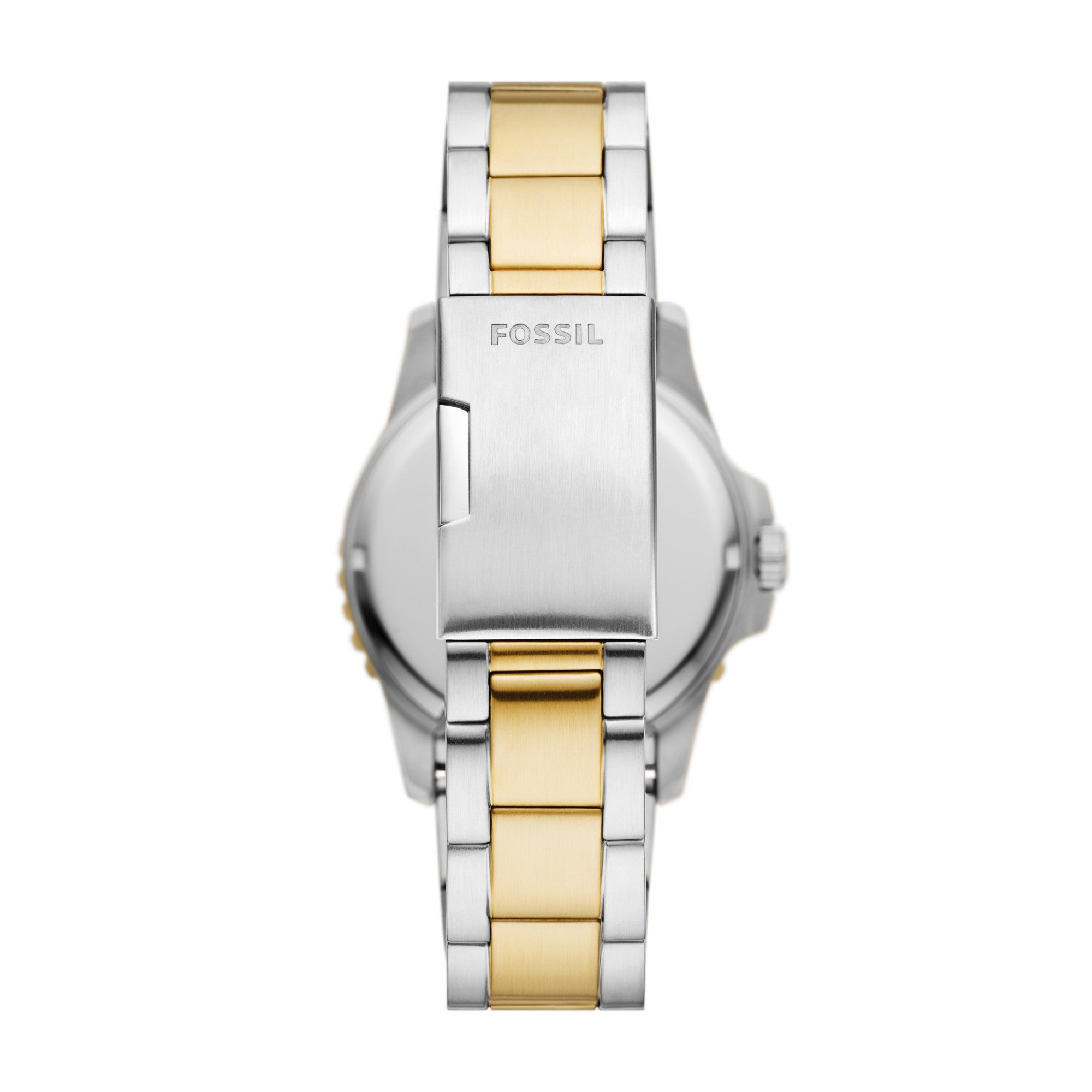 Montre Fossil Blue Dive FS6034, vue de dos