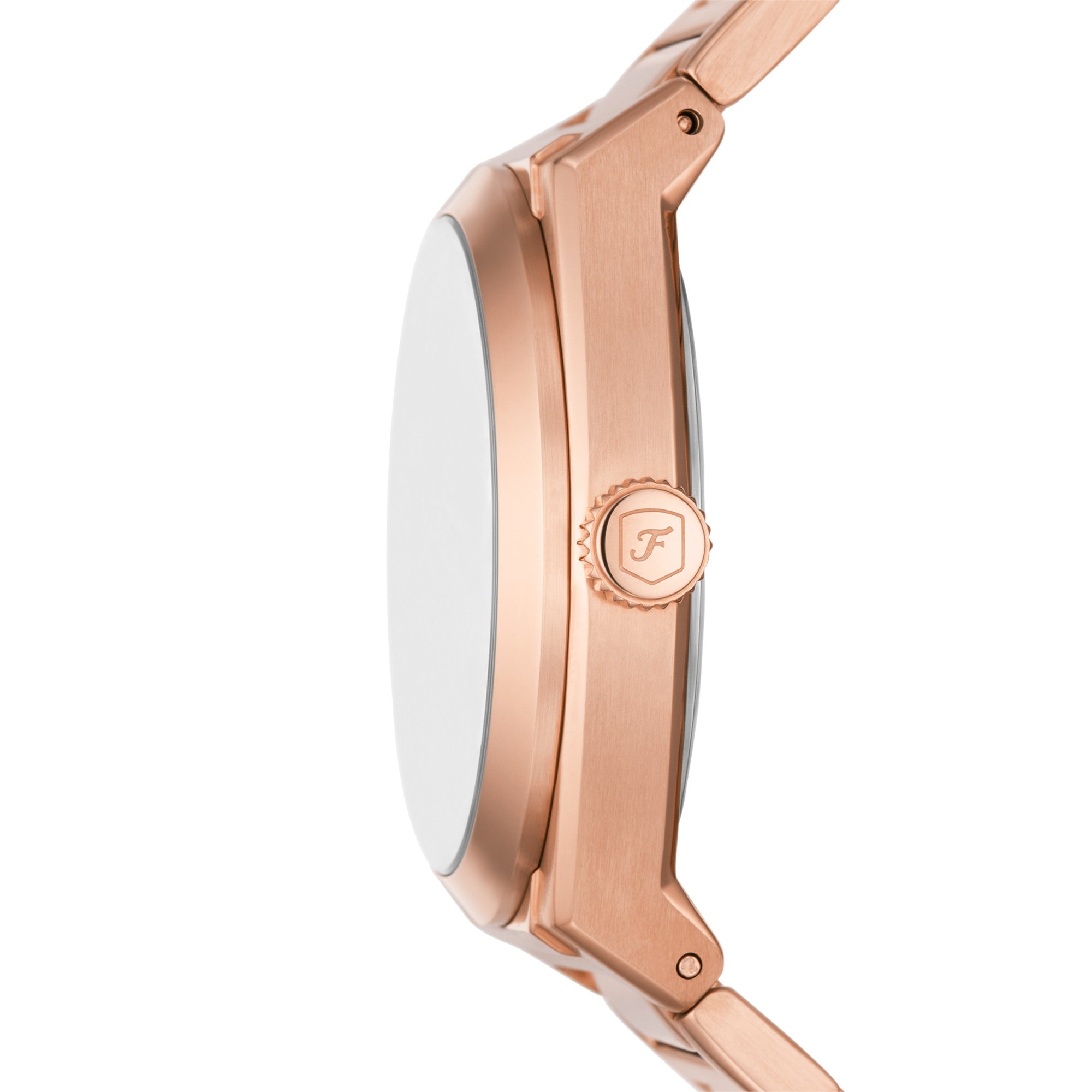 Fossil Everett FS6074 watch, green dial, side profile
