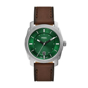 Montre Fossil Machine FS6085, cadran vert, vue de face