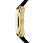 Montre Fossil Carraway FS6091, cadran noir, vue de profil
