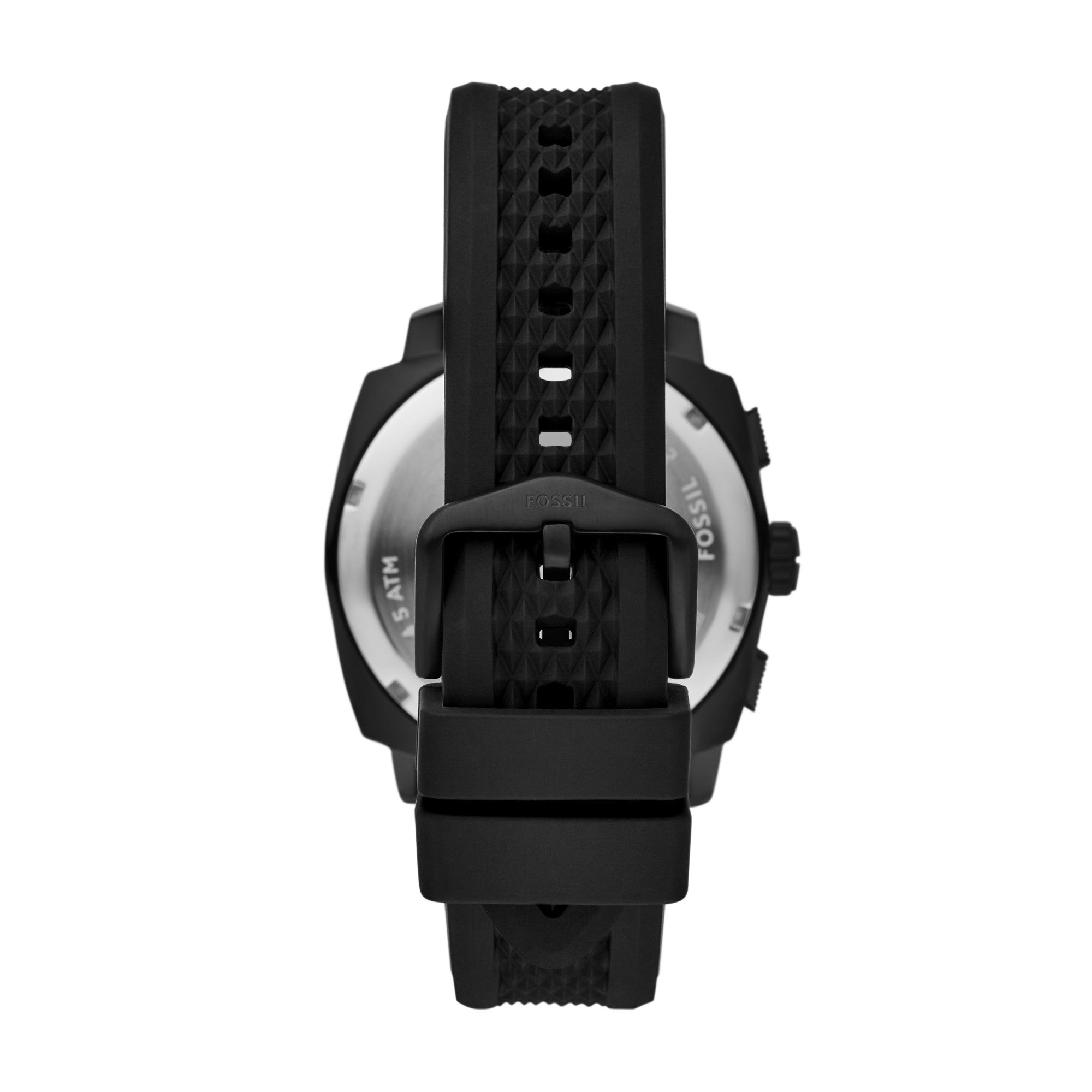 Fossil Machine FS6099 watch, back view