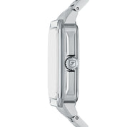 Fossil Crosby FS6121 watch, blue dial, side profile
