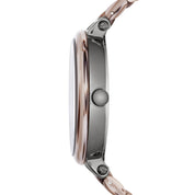 Fossil Heather JR1405 watch, grey dial, side profile