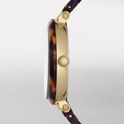 Montre Fossil Heather JR1406, cadran noir, vue de profil