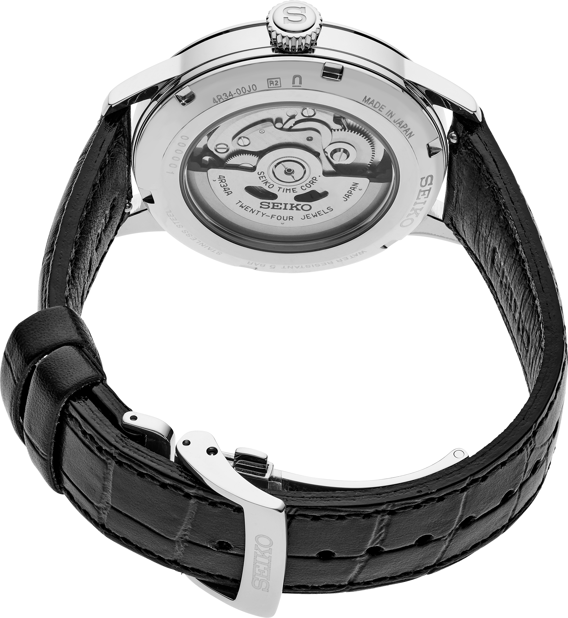 Montre Seiko Presage Cocktail Time SSK039J1, vue de dos