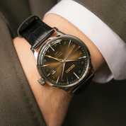 Montre Seiko Presage Cocktail Time SSK039J1, cadran brun, portée