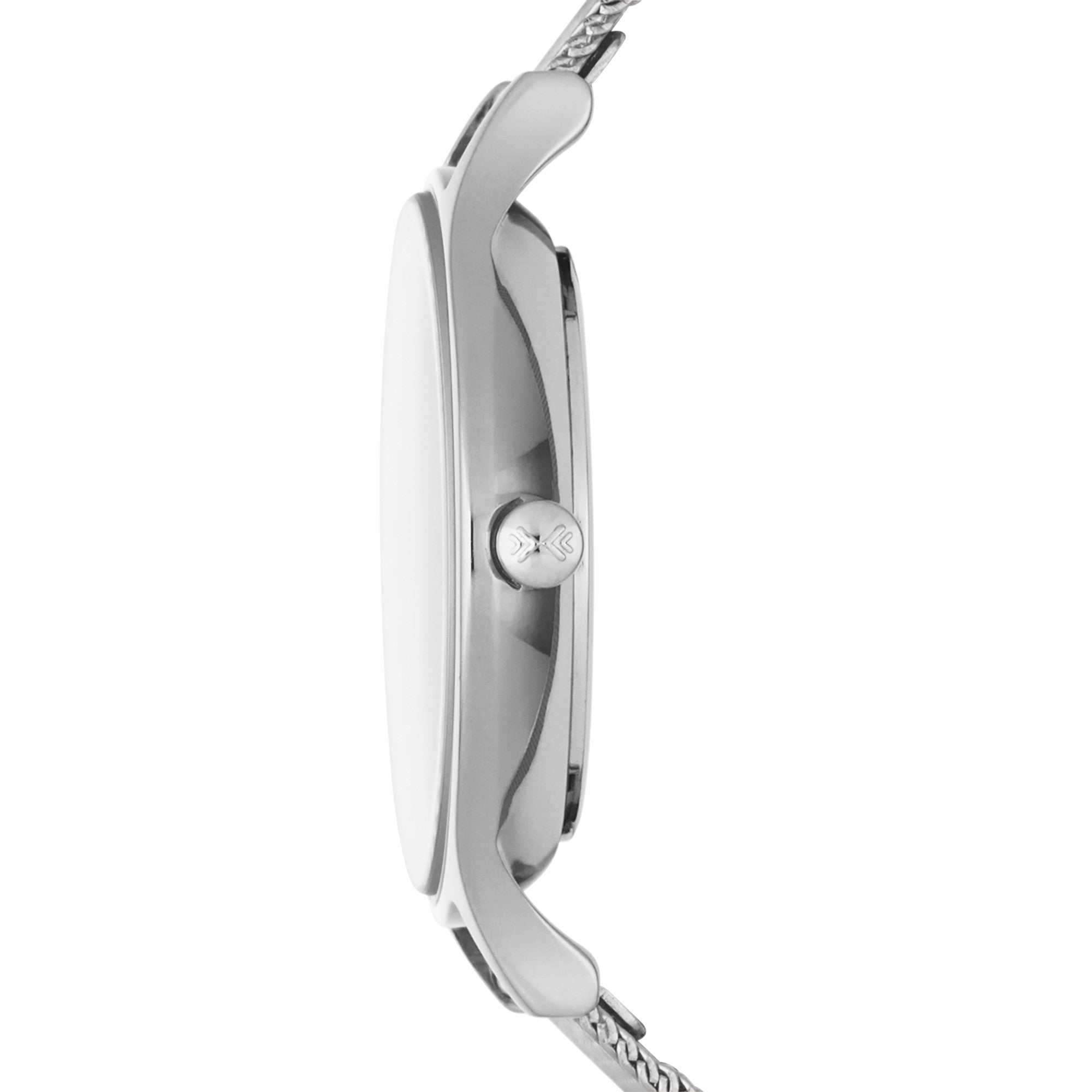 Montre Skagen Anita Lille SKW2149, cadran argenté, vue de profil