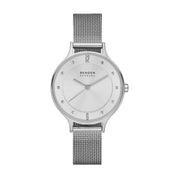 Montre Skagen Anita Lille SKW2149, cadran argenté, vue de face