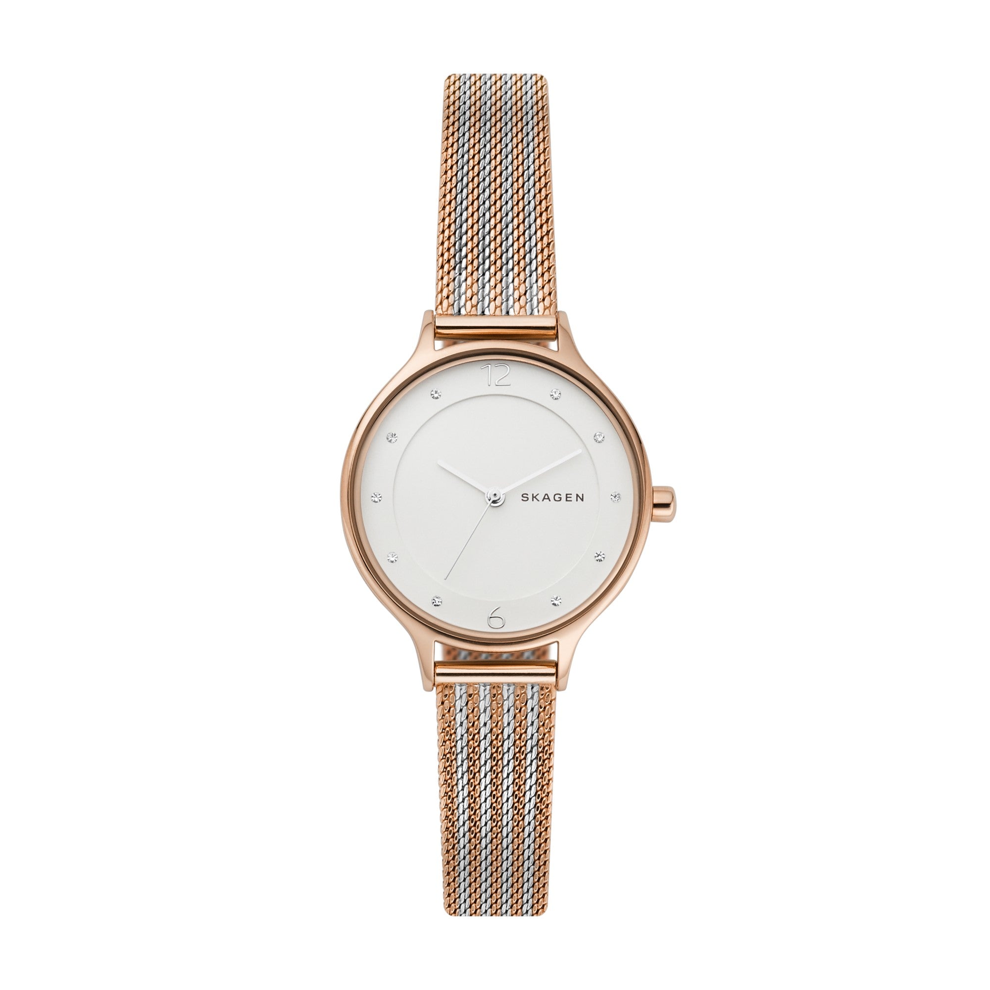 Montre Skagen Anita SKW2749, cadran blanc, vue de face