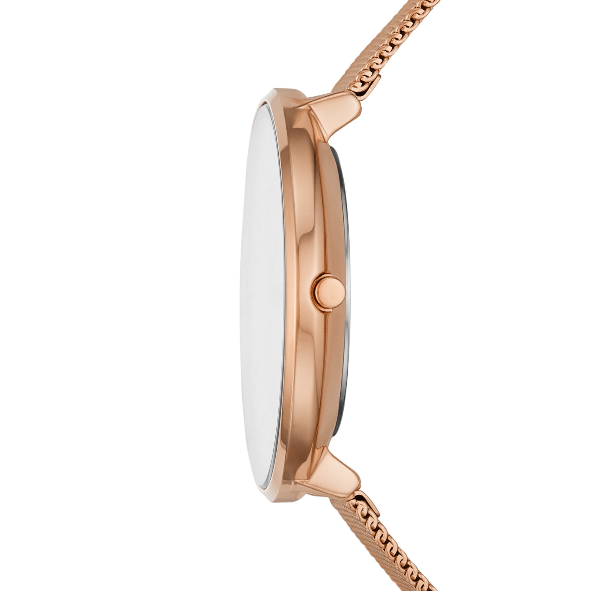 Montre Skagen Gitte SKW3013, cadran argenté, vue de profil