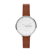Skagen Gitte SKW3015 watch, silver-tone dial, front view