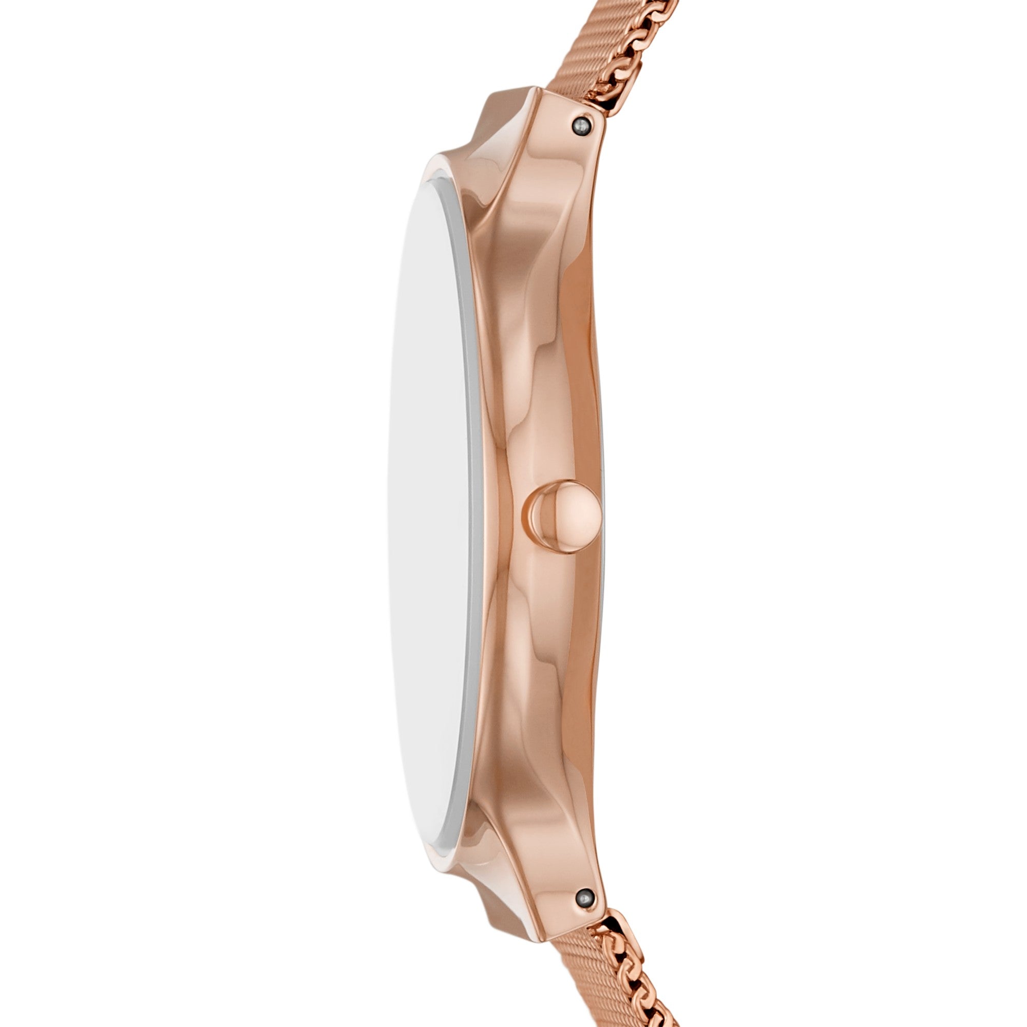 Skagen Freja SKW3020 watch, silver-tone dial, side profile