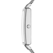 Montre Skagen Hagen SKW3096, cadran blanc, vue de profil