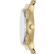 Montre Skagen Freja SKW3110, cadran doré, vue de profil