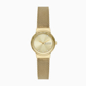 Montre Skagen Freja SKW3110, cadran doré, vue de face
