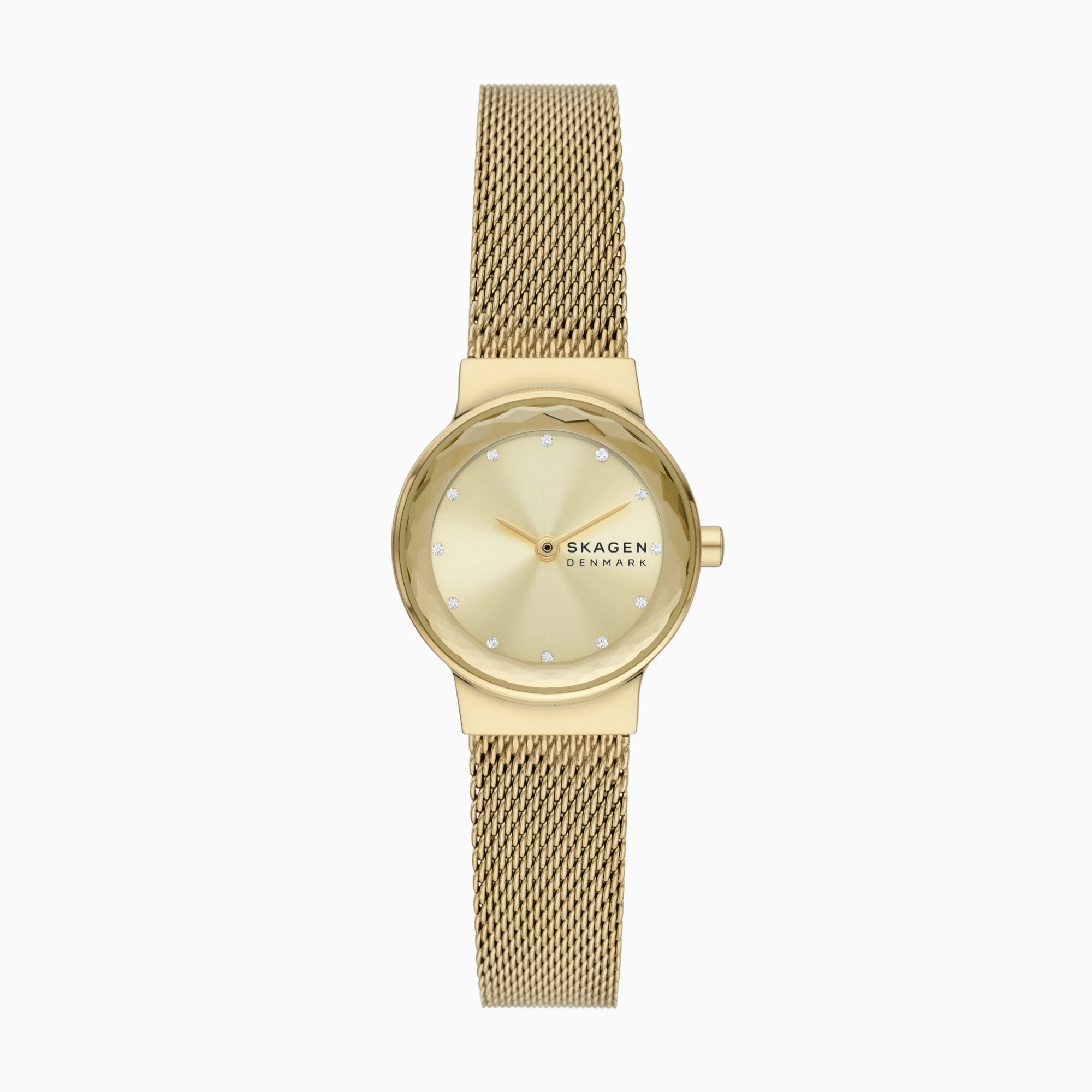 Montre Skagen Freja SKW3110, cadran doré, vue de face