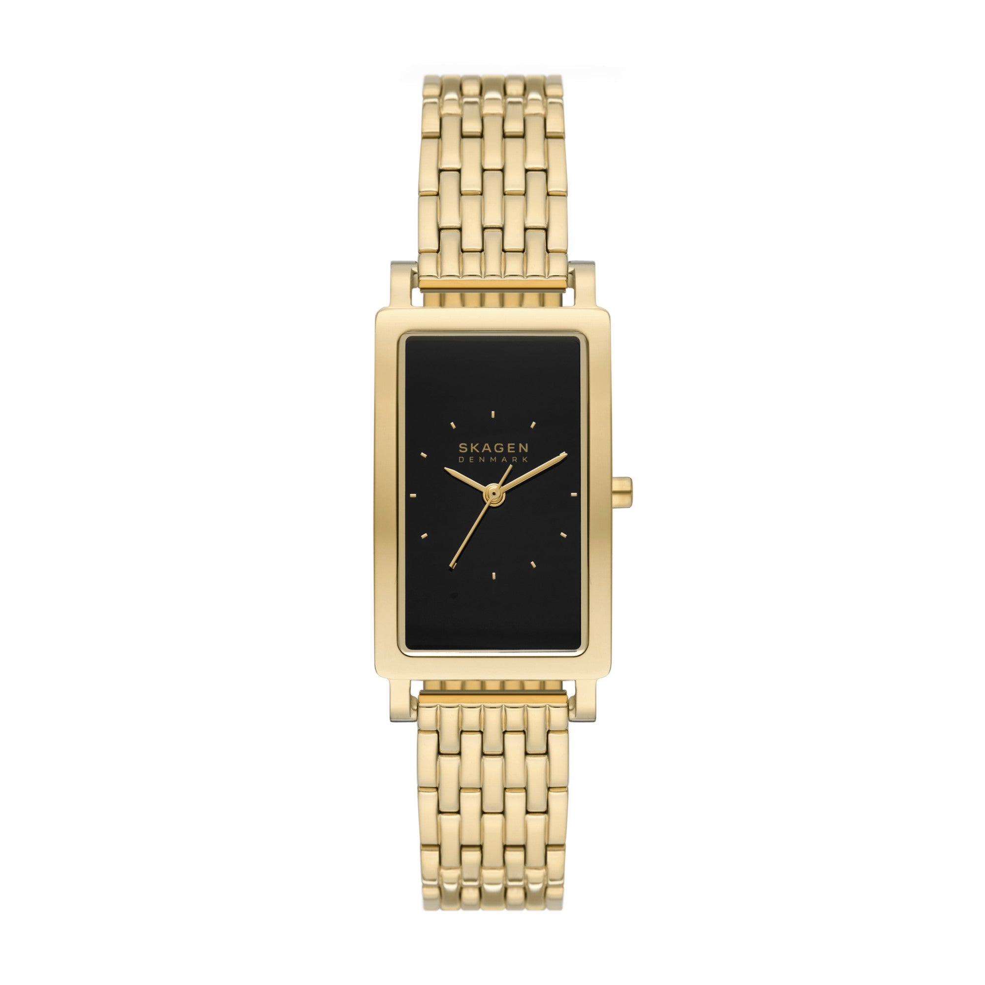 Montre Skagen Hagen Lille SKW3113, cadran noir, vue de face