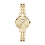 Montre Skagen Anita Lille SKW3127, cadran doré, vue de face
