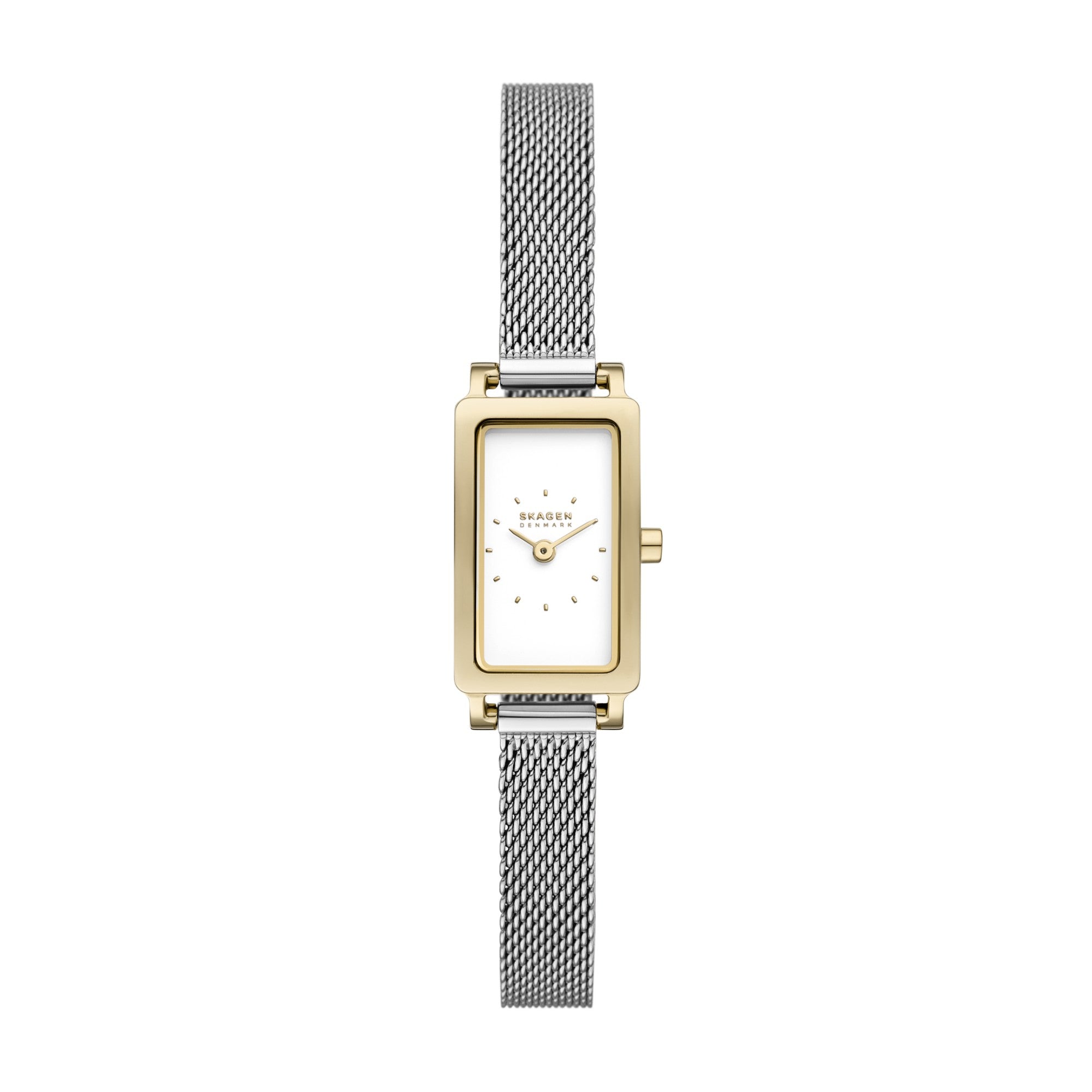 Montre Skagen Hagen Micro SKW3147, cadran blanc, vue de face