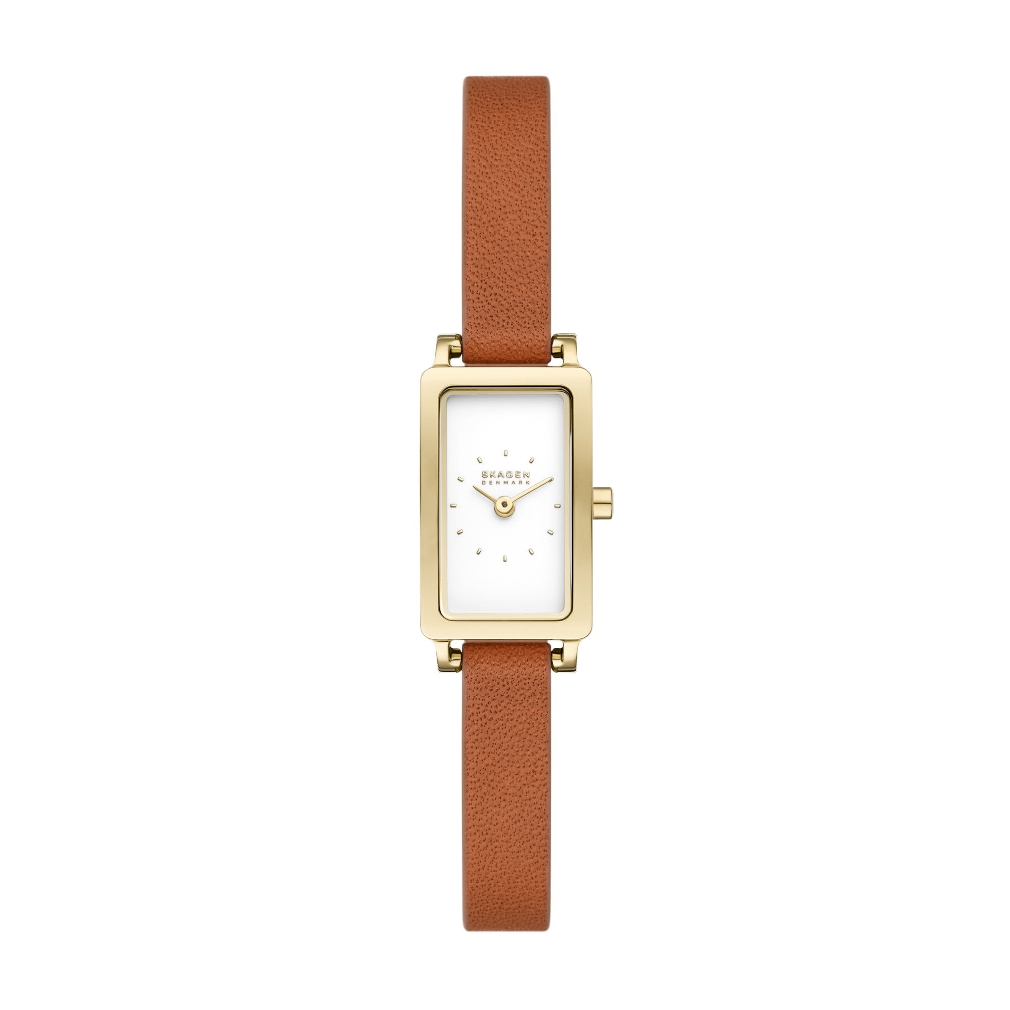 Montre Skagen Hagen Micro SKW3149, cadran blanc, vue de face