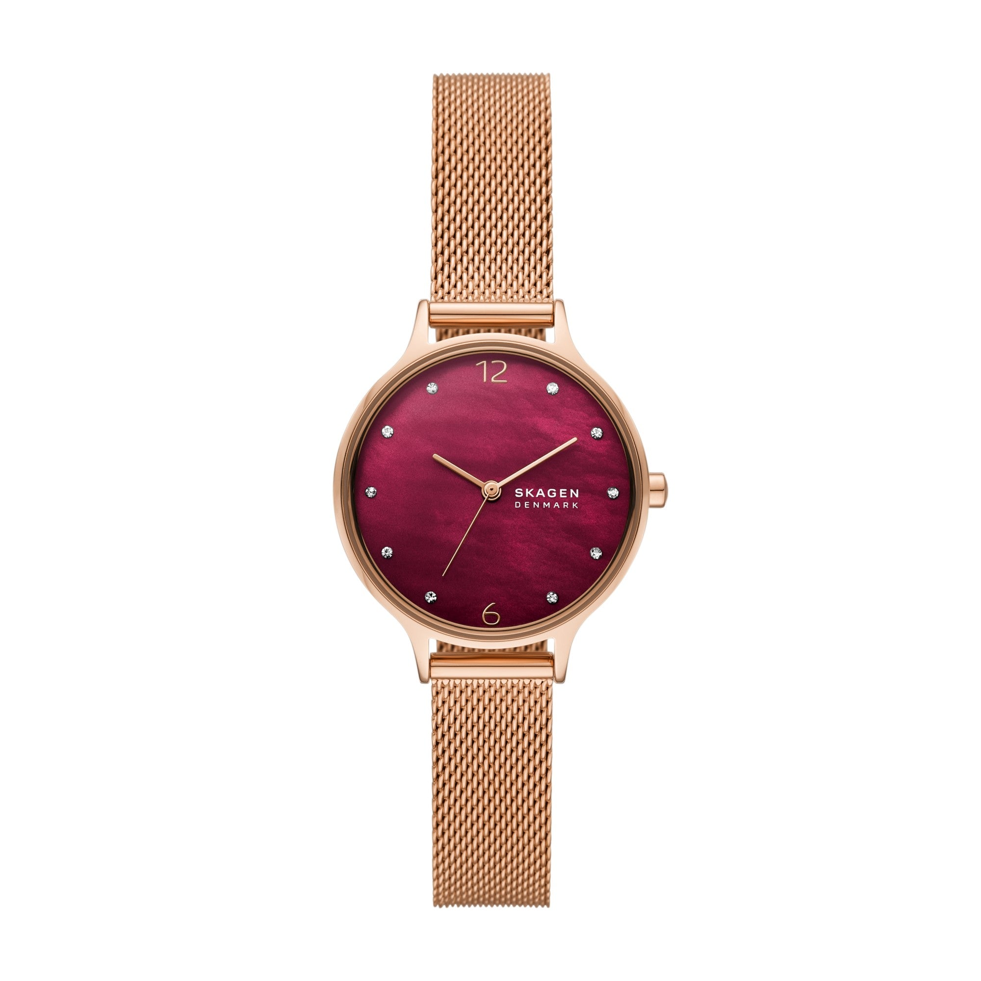 Skagen Anita Lille SKW3150 watch, mother-of-pearl dial, front view