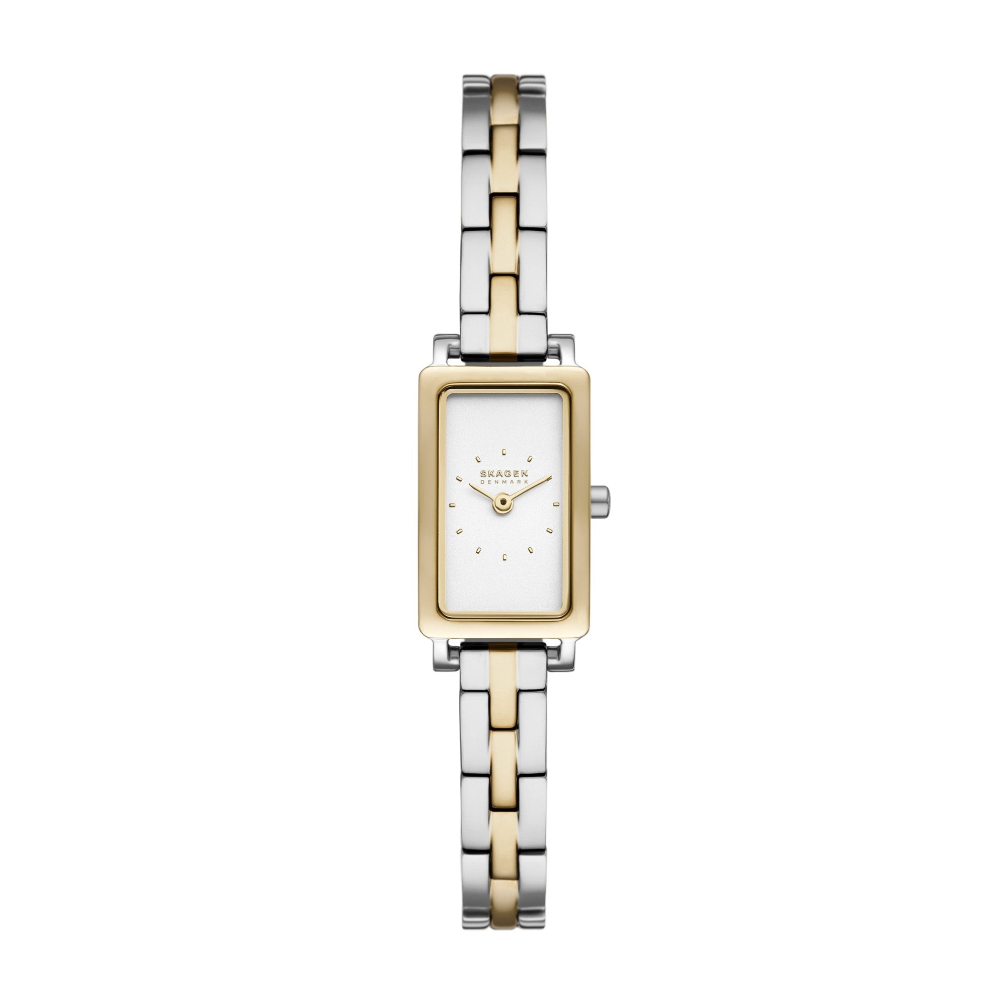 Montre Skagen Hagen Micro SKW3155, cadran blanc, vue de face
