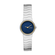 Montre Skagen Freja Lille SKW3171, cadran bleu, vue de face