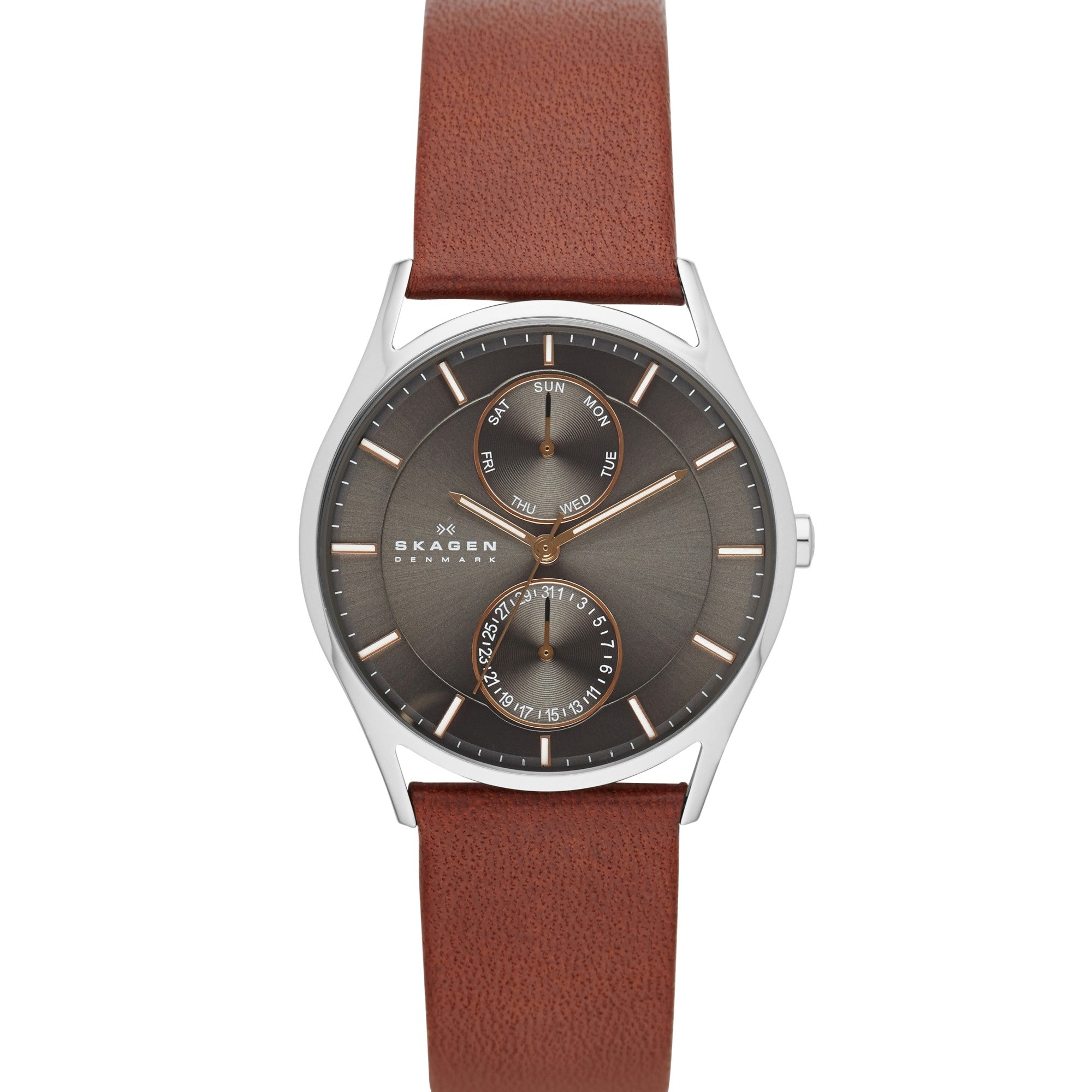 Montre Skagen Holst SKW6086, cadran gris, vue de face