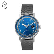 Montre Skagen Henriksen SKW6754, cadran bleu, vue de face
