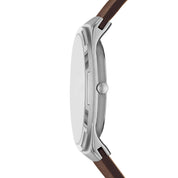 Montre Skagen Melbye SKW6785, cadran gris, vue de profil