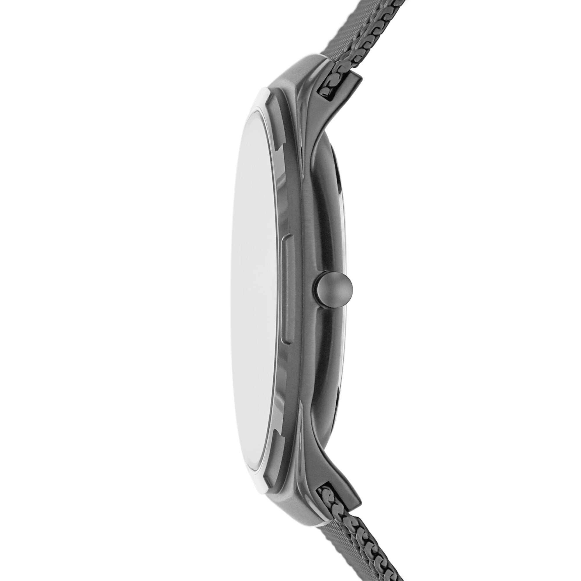 Montre Skagen Melbye SKW6787, cadran bleu, vue de profil