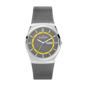 Montre Skagen Melbye SKW6789, cadran gris, vue de face