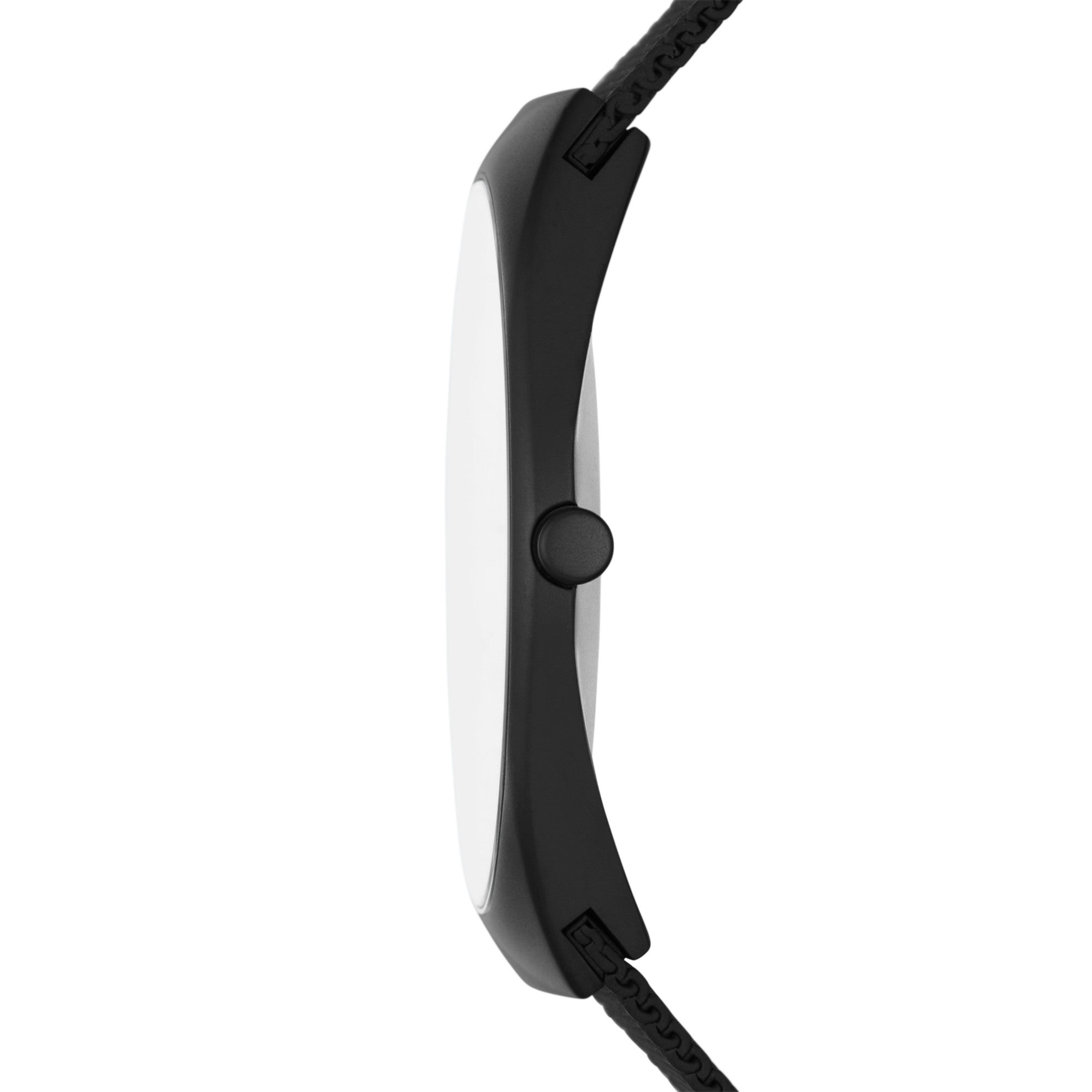 Montre Skagen Grenen Ultra Slim SKW6840, cadran bleu, vue de profil