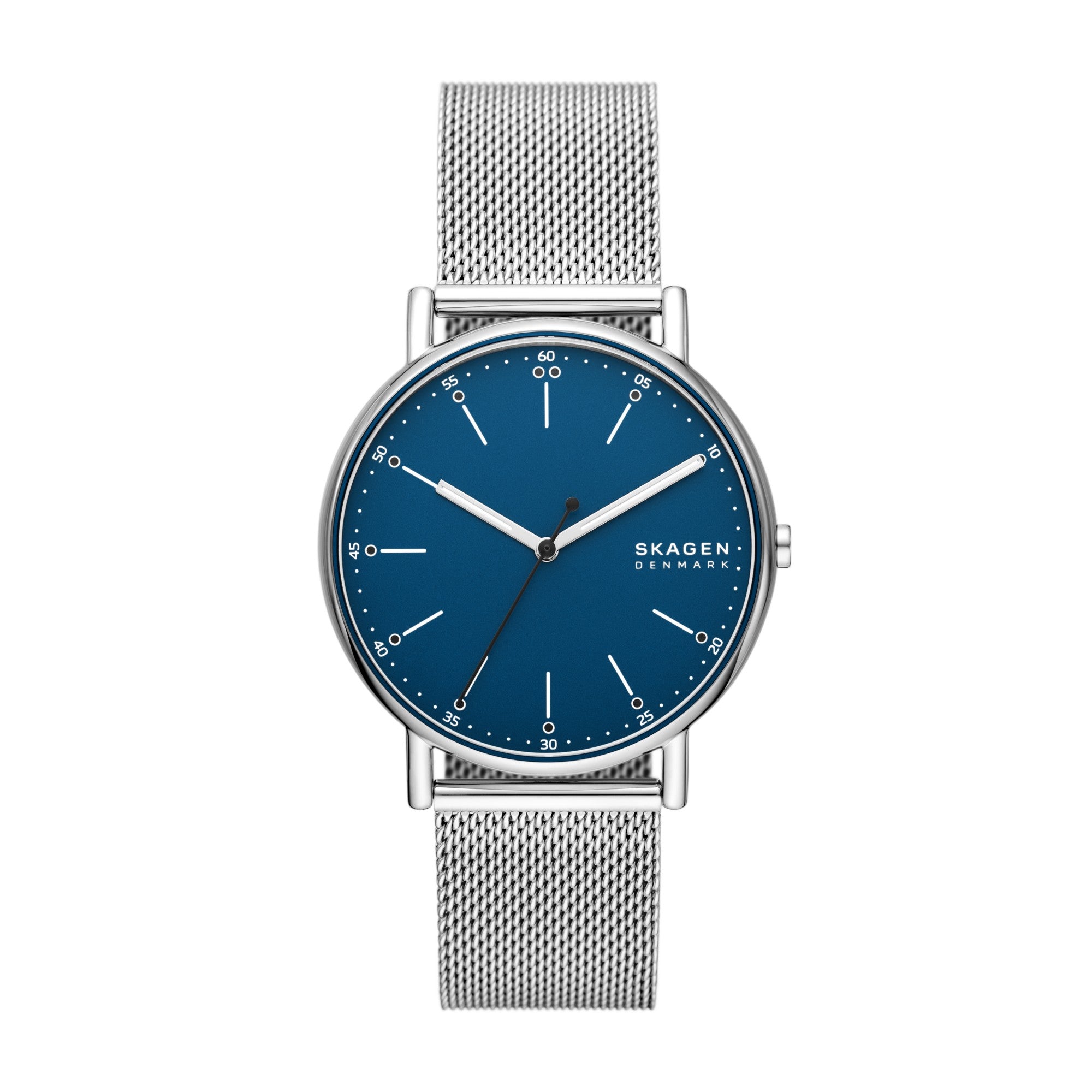 Montre Skagen Signatur SKW6904, cadran bleu, vue de face