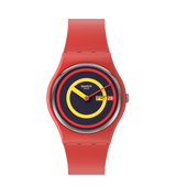 Swatch Concentric Red - SO28R702