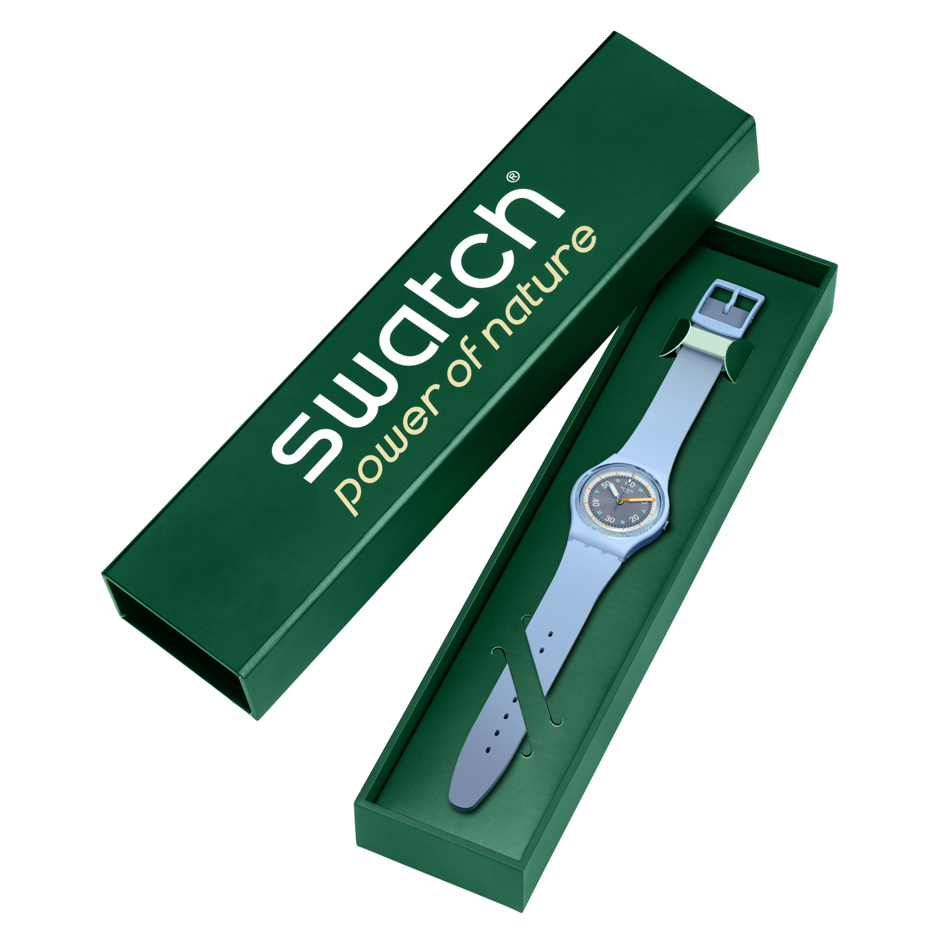 Montre Swatch Frozen Waterfall SO31L100, dans son coffret