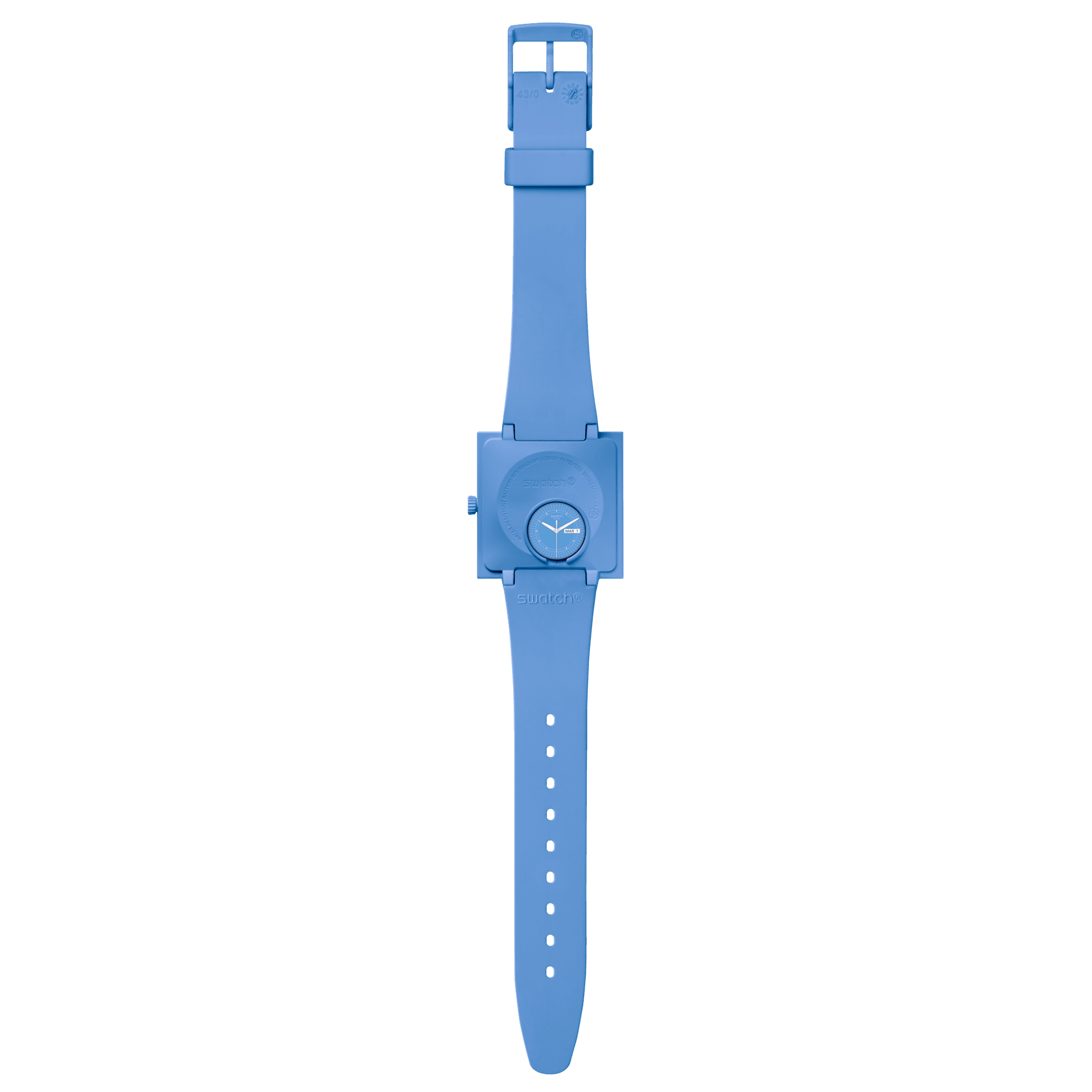 Swatch What If…Sky? SO34S700 watch, back view