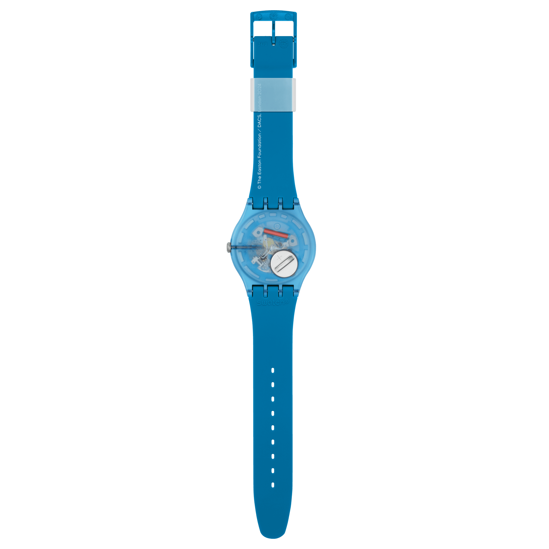 Montre Swatch Bourgeois's Spirals SUOZ364, vue de dos