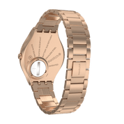Swatch Skin Goldtralize SYXG110G watch, back view