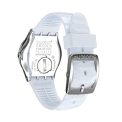 Swatch Irony Precious Aqua YLS226 watch, back view