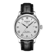 Montre Tissot Le Locle 39.3mm T006.407.16.033.00, cadran argenté, vue de face