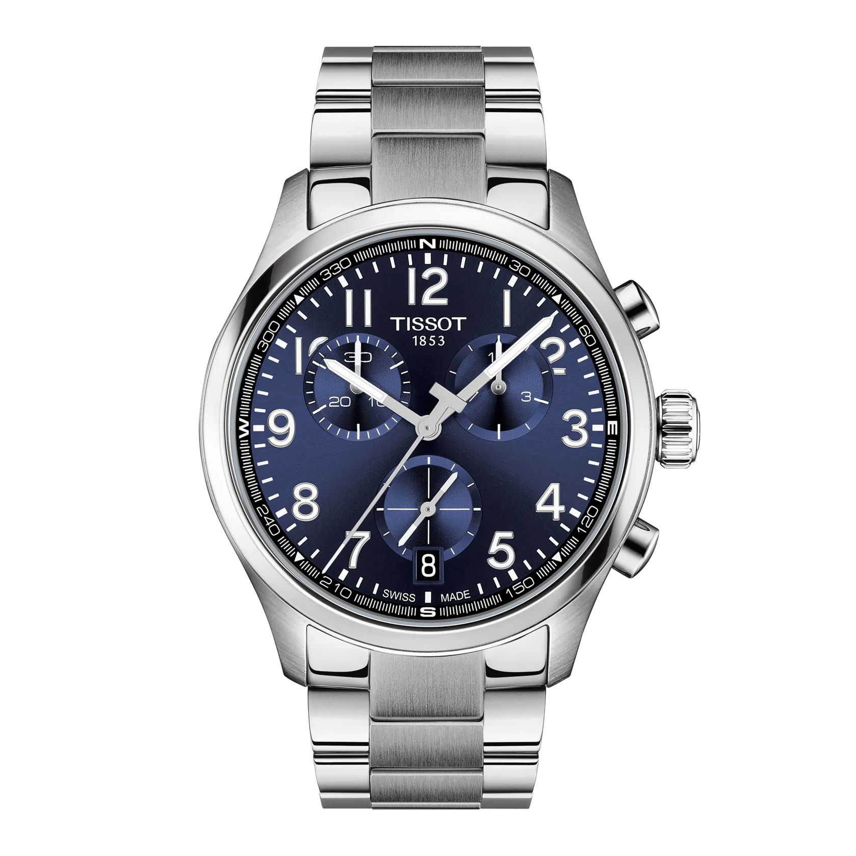 Tissot Chrono L 42mm T116.417.11.042.00 watch, blue dial, front view