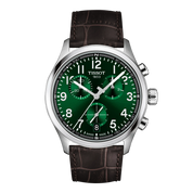 Tissot Chrono L 42mm T116.417.16.092.00 watch, green dial, front view