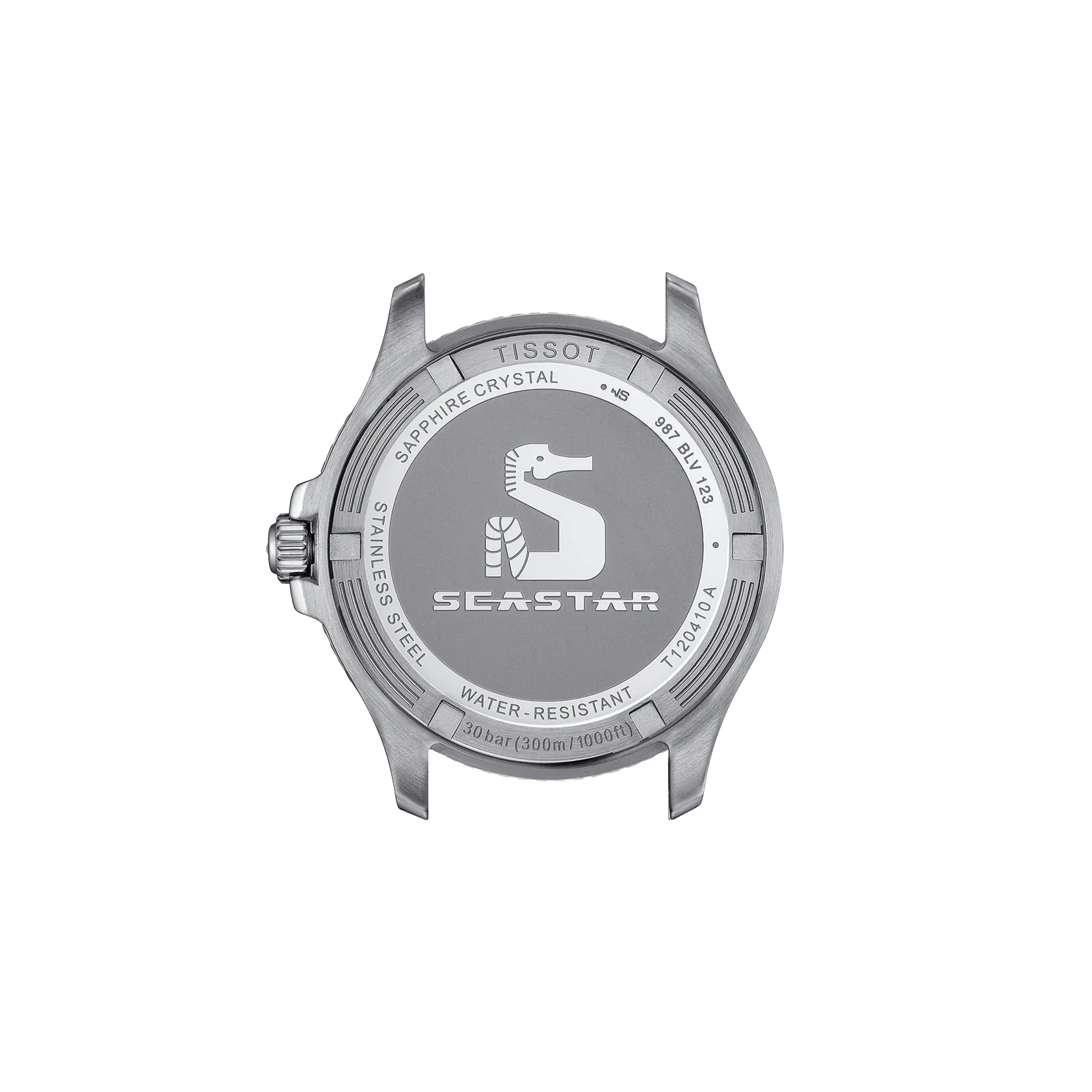 Montre Tissot Seastar 1000 40mm T120.410.11.051.00, vue de dos