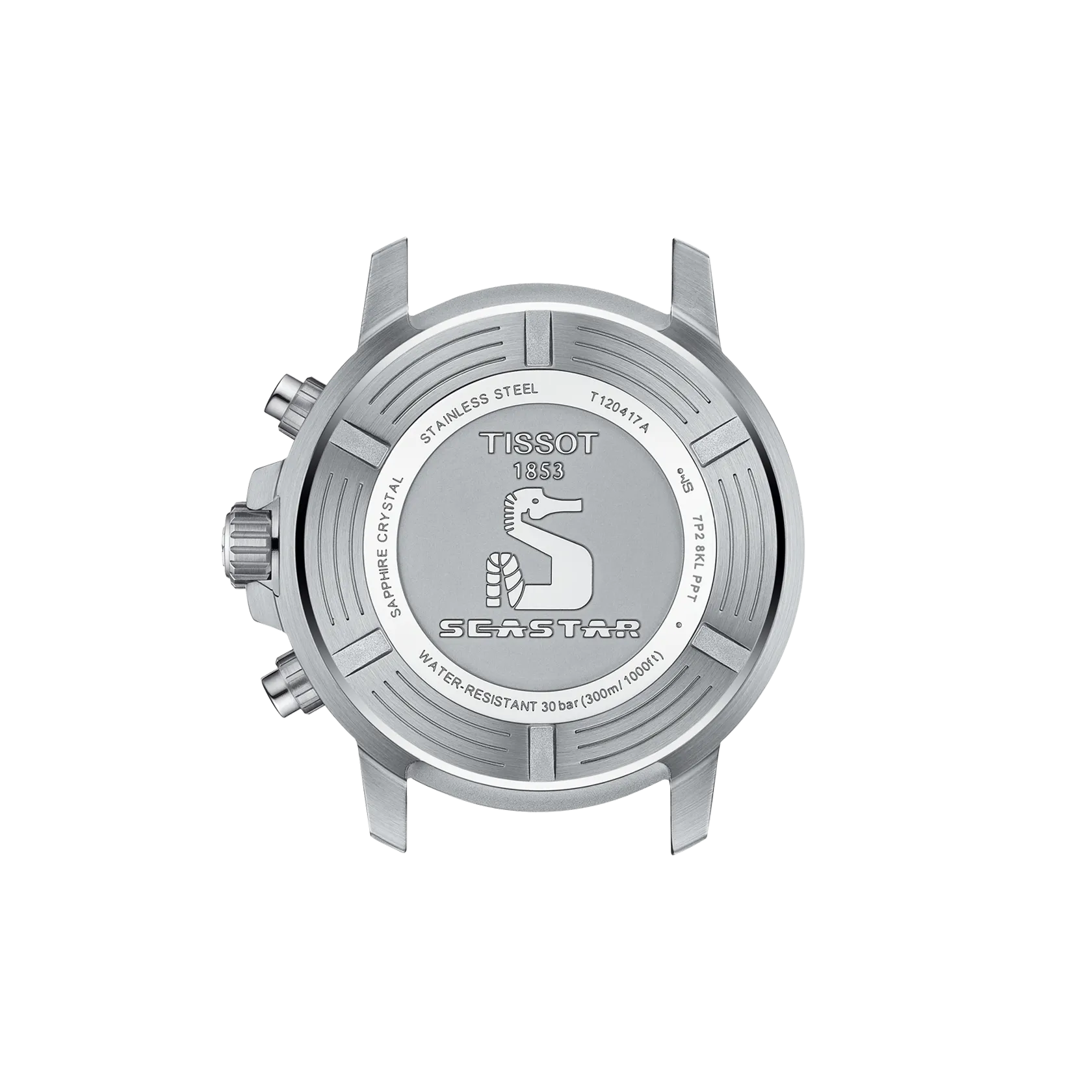 Montre Tissot Seastar 1000 45.5mm T120.417.17.041.00, vue de dos