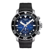 Montre Tissot Seastar 1000 45.5mm T120.417.17.041.00, cadran bleu, vue de face