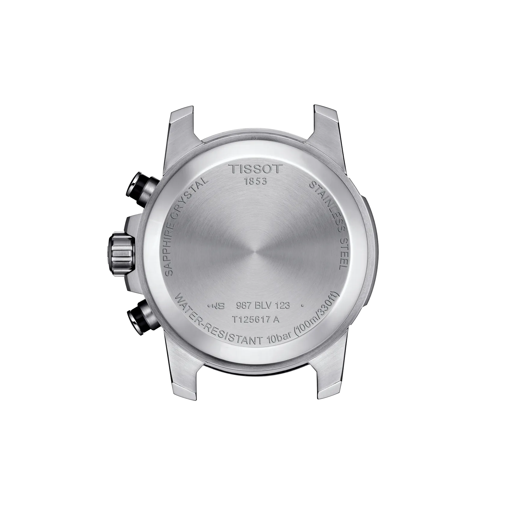 Montre Tissot Supersport Chrono 45.5mm T125.617.11.051.00, vue de dos