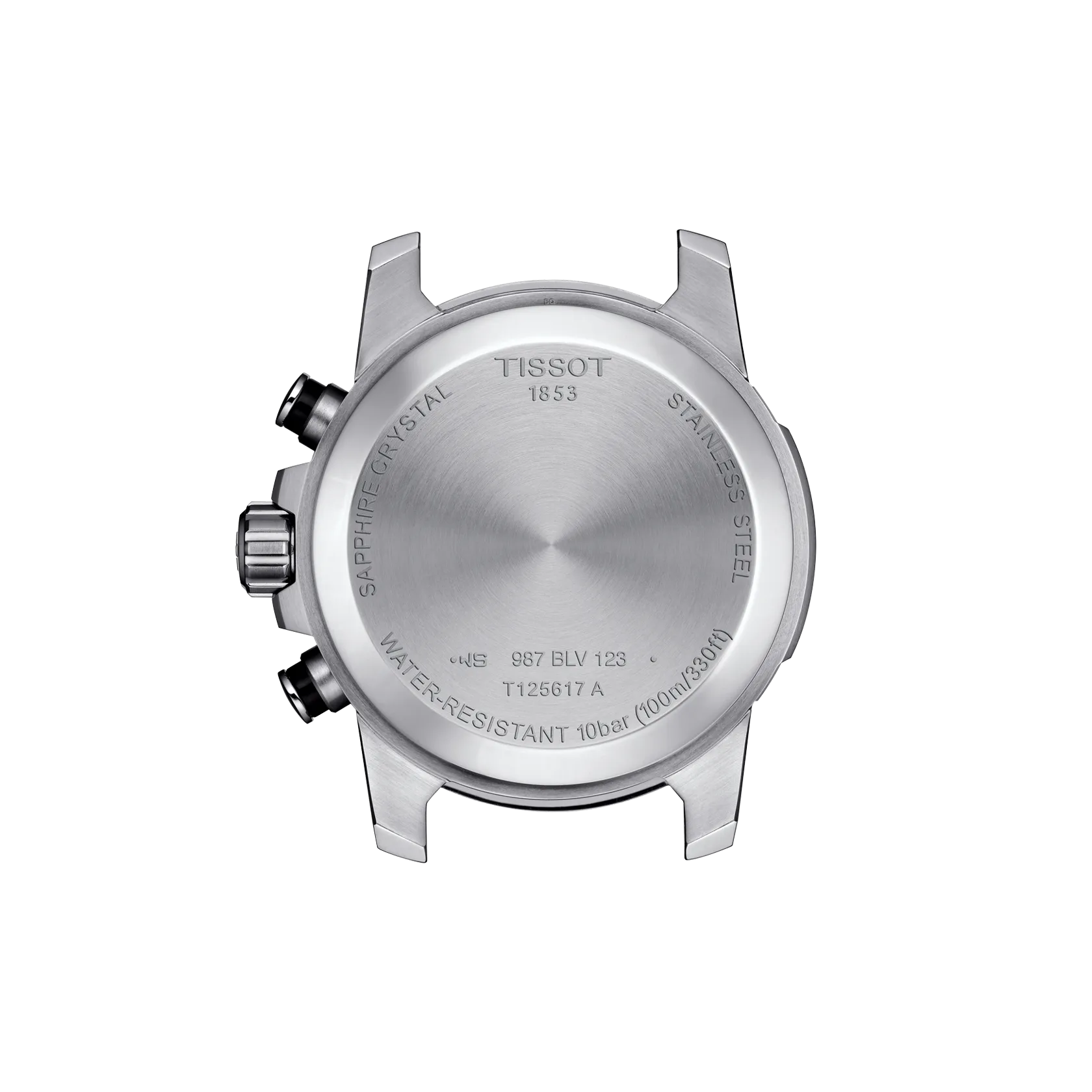 Montre Tissot Supersport Chrono 45.5mm T125.617.17.051.03, vue de dos