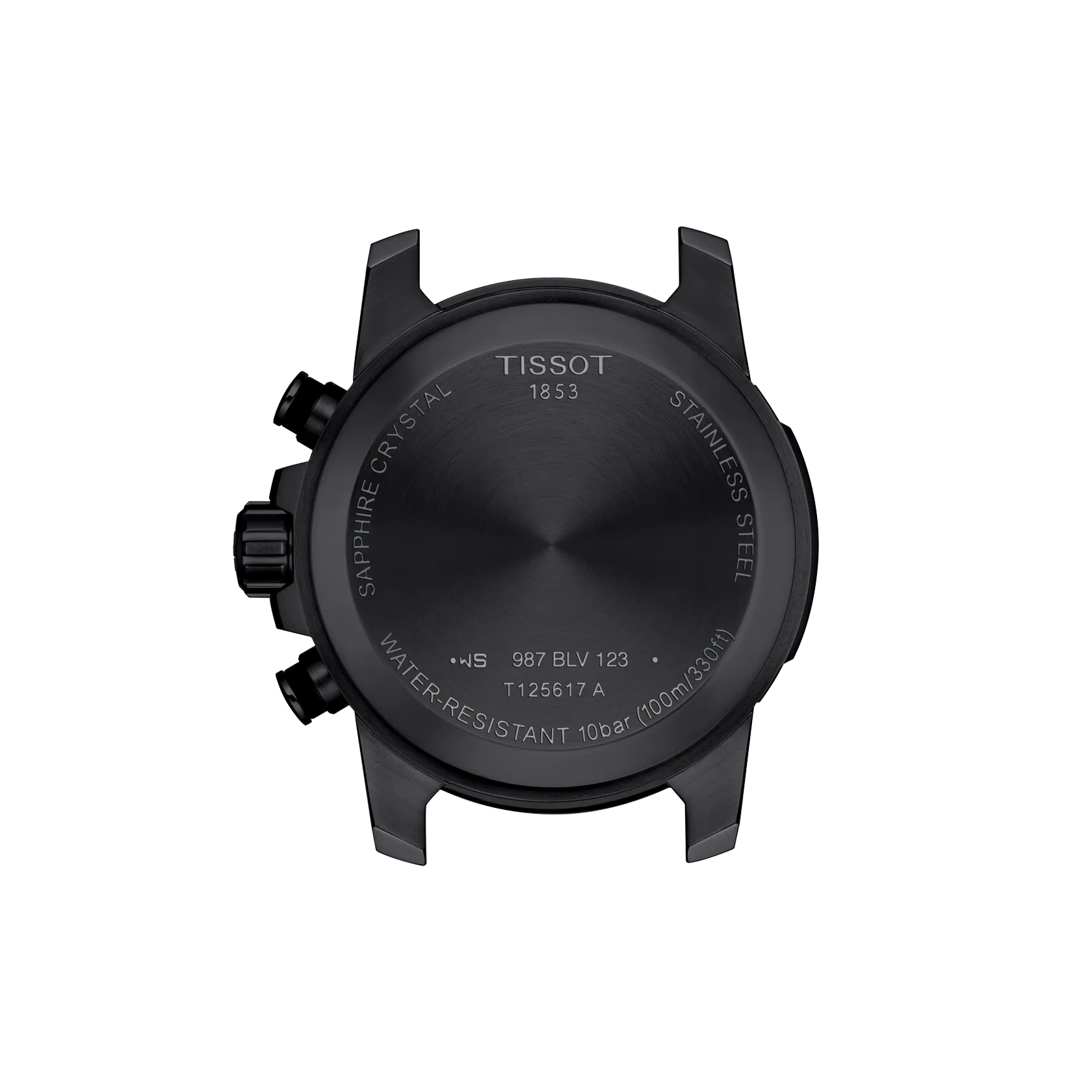 Tissot Supersport Chrono Basketball Edition 45.5mm T125.617.36.081.00 watch, back view